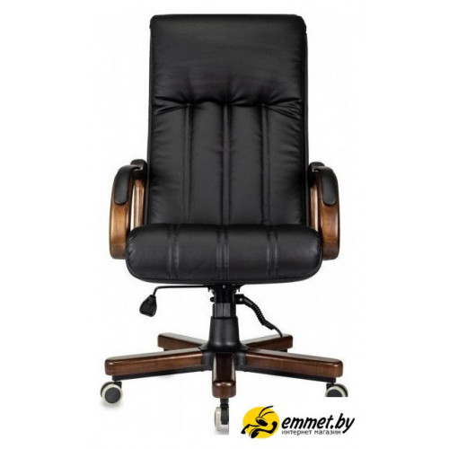 Офисное кресло Бюрократ T-9932Walnut (черный, экокожа)