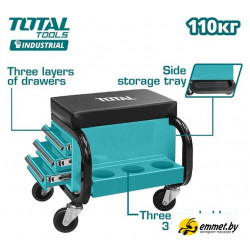 Ящик для инструментов Total Сиденье механика THCS103 Ящик для инструментов Total Сиденье механика THCS103