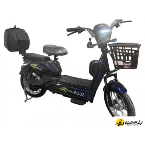 Электроскутер NOVA EC03 (синий, без цепи)