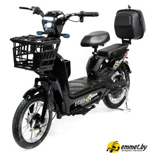 Электроскутер NOVA EC03 (чёрный, без цепи)