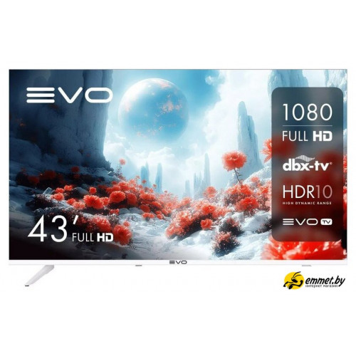 Телевизор Evo TV 43 White TD0051750RU