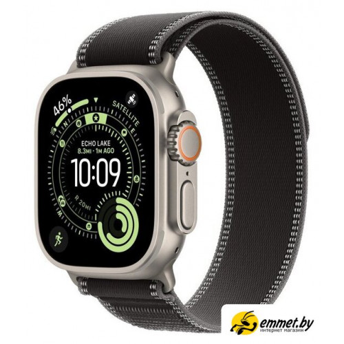 Умные часы Apple Watch Ultra 3 LTE 49 мм (титановый корпус, природный/черный, ней
