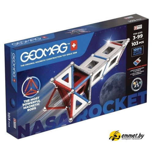 Магнитный конструктор Geomag Классик ракета GM808