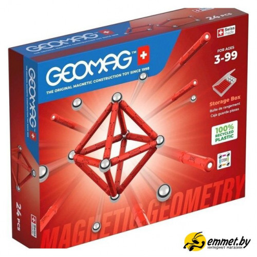 Магнитный конструктор Geomag Классик геометрия GM281