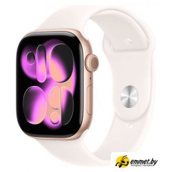 Умные часы Apple Watch Series 11 46 мм (алюминиевый корпус, розовое золото/легкие румяна, спортивный силиконовый ремешок M/L) Умные часы Apple Watch Series 11 46 мм (алюминиевый корпус, розовое золото/легкие румяна, спортивный силиконовый ремешок M/L)