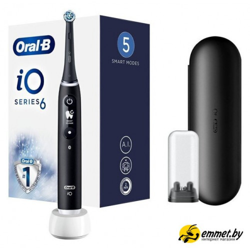 Электрическая зубная щетка Oral-B iO 6 (black lava)