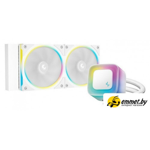 Система жидкостного охлаждения для процессора DeepCool LE240 PRO WH R-LE240PRO-WHAMMC-G-1