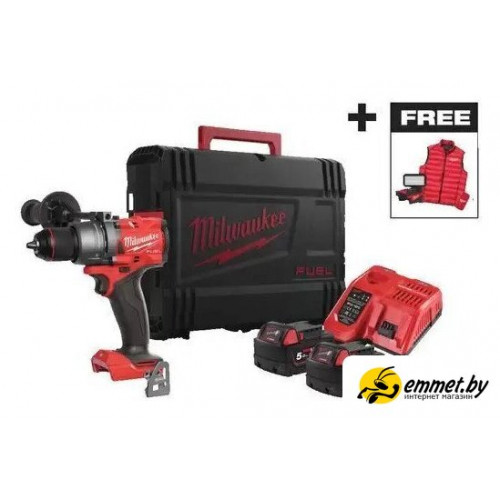 Ударная дрель-шуруповерт Milwaukee M18 FPD3MC-502X 4933499451 (с 2-мя АКБ, кейс)