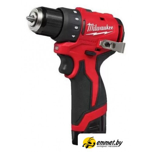 Дрель-шуруповерт Milwaukee M12 BLDDRC-202C 4933499686 (с 2-мя АКБ, кейс)