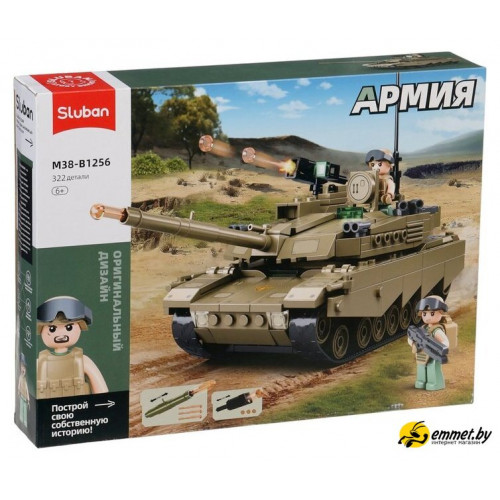 Конструктор Sluban Танк США Абрамс M38-B1256 10893578