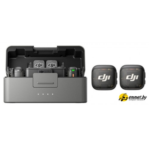 Радиосистема DJI Mic 3 (2TX + 1RX + Charging Case, черный)
