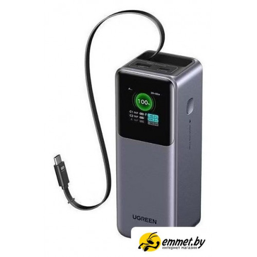 Внешний аккумулятор Ugreen PB726 20000mAh (серый)