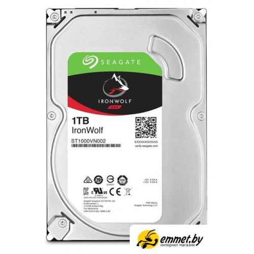 Жесткий диск Seagate Ironwolf 1TB [ST1000VN002]