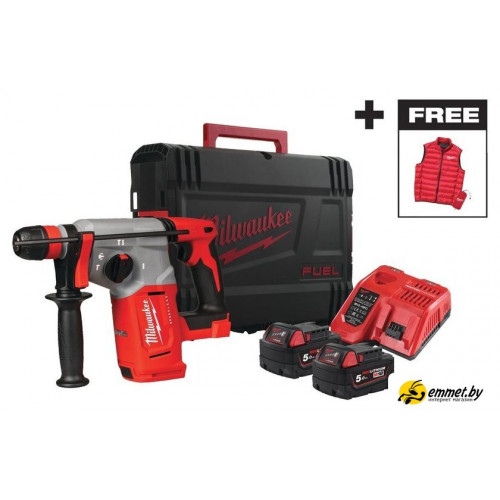 Перфоратор Milwaukee M18 BLHXMC-502X 4933499459 (с 2-мя АКБ, кейс)