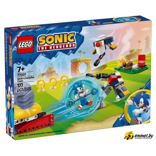 Конструктор LEGO Super Sonic Столкновение Соника у костра 77001