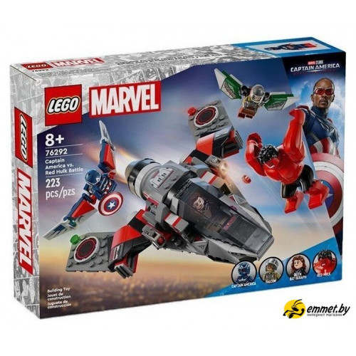 Конструктор LEGO Super Heroes Битва Капитана Америки против Красного Халка 76292