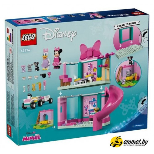 Конструктор LEGO Disney Гостиница Минни для домашних питомцев 43274