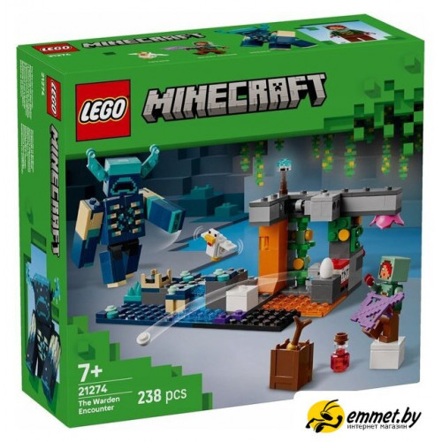 Конструктор LEGO Minecraft Встреча с надзирателем 21274