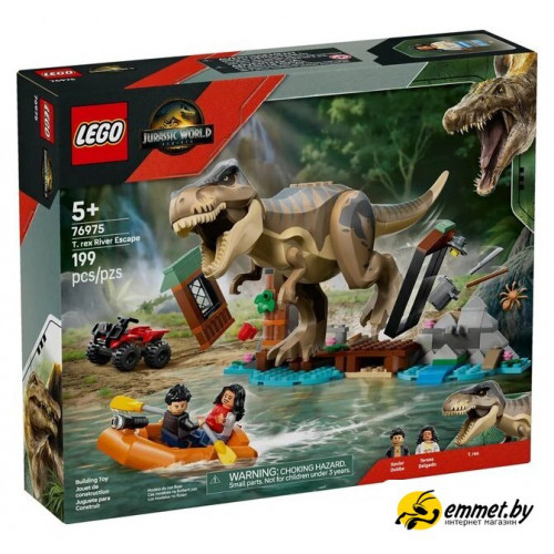 Конструктор LEGO Jurassic World Побег по реке от Ти-Рекса 76975