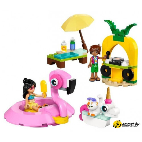 Конструктор LEGO Friends Вечеринка у бассейна с единорогами и фламинго 42658