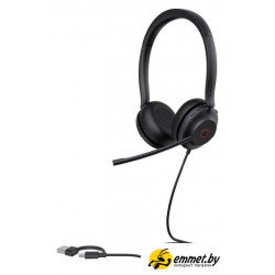 Офисная гарнитура Yealink UH35 Dual USB-C/A UC Офисная гарнитура Yealink UH35 Dual USB-C/A UC