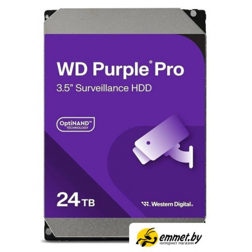 Жесткий диск WD Purple Pro 24TB WD241PURP