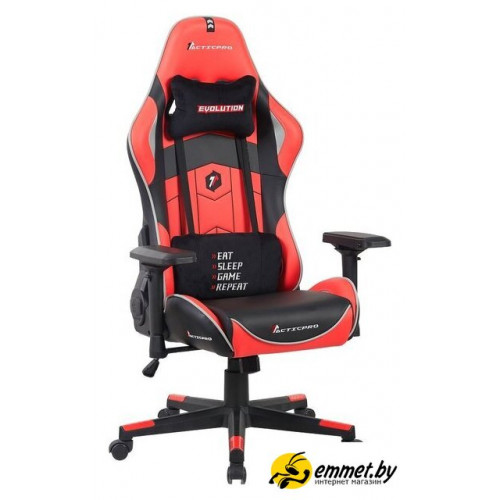 Игровое (геймерское) кресло Evolution Tactic PRO Special edition D3 (черный/красный)