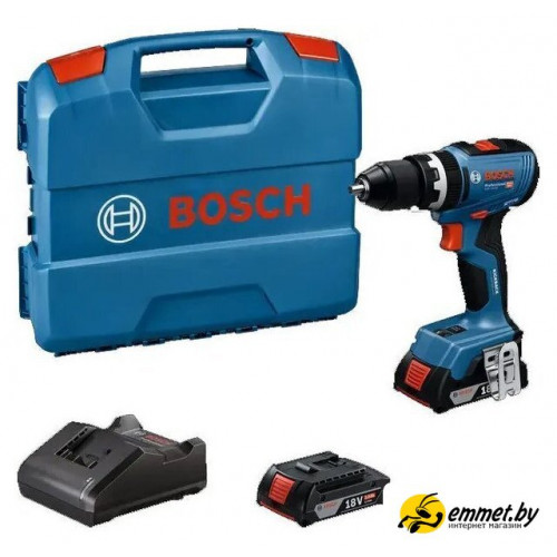 Ударная дрель-шуруповерт Bosch GSB 18V-65 Professional 06019N3100 (с 2-мя АКБ, кейс)