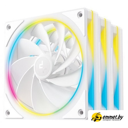 Комплект вентиляторов для корпуса DeepCool FL12R SE WH 3IN1 R-FL12RSE-WHAPN3-G