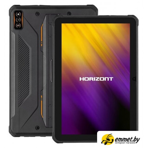 Планшет Horizont H-Tab 1 Shield 6GB/256GB LTE (черный/оранжевый)