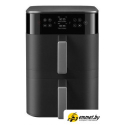 Аэрогриль (аэрофритюрница) Xiaomi Smart Double Stack Air Fryer 12L MAF-DS1201 (евровилка, черный)