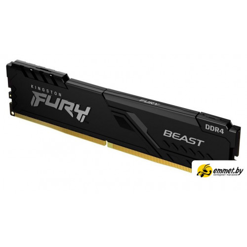 Оперативная память Kingston FURY Beast 8ГБ DDR4 3200 МГц KF432C16BB/8WP