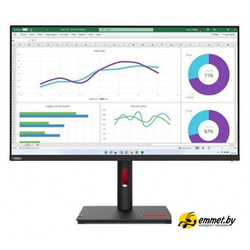 Монитор Lenovo ThinkVision T32h-30 63D3GAT1UK