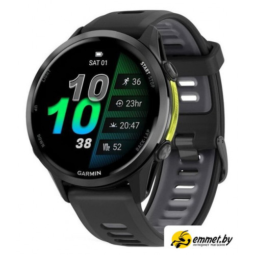 Умные часы Garmin Forerunner 970 47 мм (темно-серый/серый)