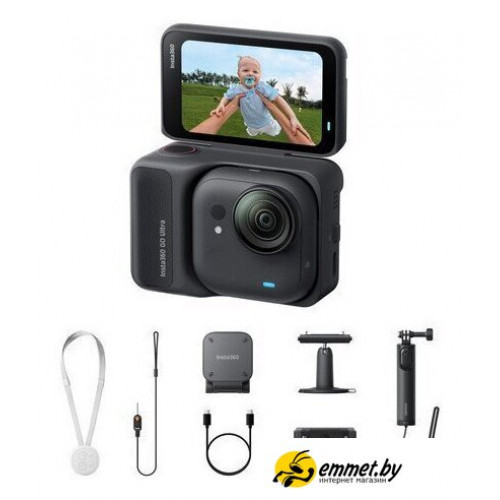 Модульная экшен-камера Insta360 GO Ultra (Creator Bundle, черный)