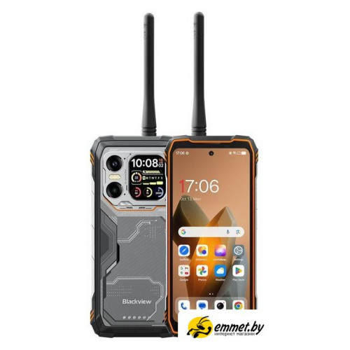 Телефон Blackview Xplore 1 Walkie Talkie 12GB/256GB (черный/оранжевый)