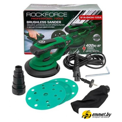 Эксцентриковая шлифмашина RockForce RF-S1A-DH34-125A