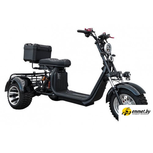 Электроскутер Smart8 Bulbash X12 Trike (черный)