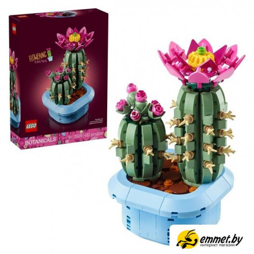 Конструктор LEGO The Botanical Collection 11509 Цветущий кактус в горшке