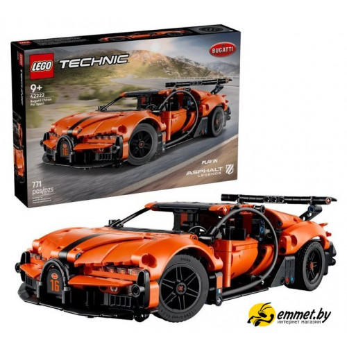 Конструктор LEGO Technic 42222 Bugatti Chiron Pur Sport Hypercar