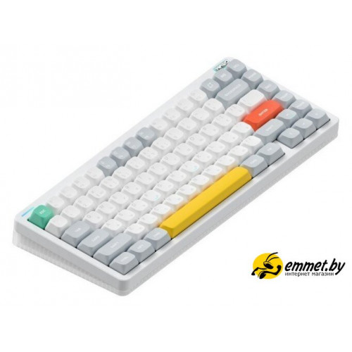 Клавиатура NuPhy Halo75 V2 Ionic White Silent (Red Switch)