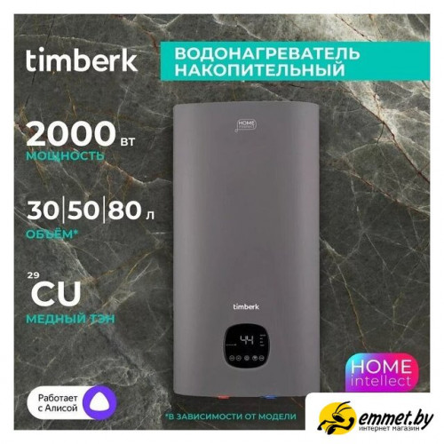Накопительный электрический водонагреватель Timberk T-WSE30-N61-V-WF