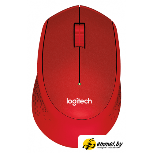 Мышь Logitech M330 Silent Plus (красный)