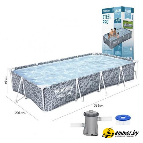 Каркасный бассейн Bestway 366x201x66см 561FV