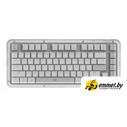 Клавиатура Logitech Alto Keys K75M 920-013300 (белый/серый, с гравировкой)