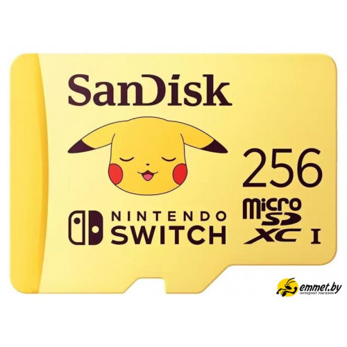 Карта памяти SanDisk Pokemon microSD 256GB SDSQXAO-256G-GN6ZK