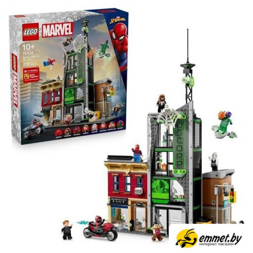Конструктор LEGO Marvel 76324 Человек-паук против Озкорп