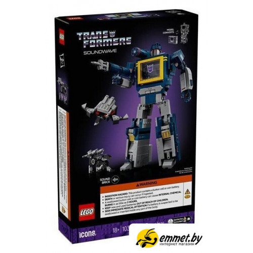Конструктор LEGO Icons 10358 Трансформеры: Саундвейв