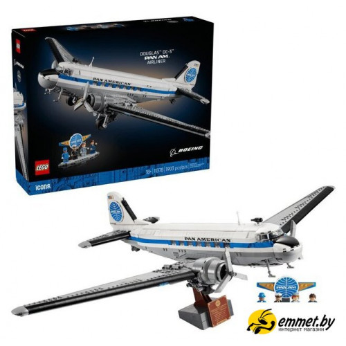 Конструктор LEGO Icons 11378 Douglas DC-3 PAN AM Airliner