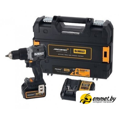 Ударная дрель-шуруповерт DeWalt DCD85MM1T-QW (с 1-м АКБ, кейс)